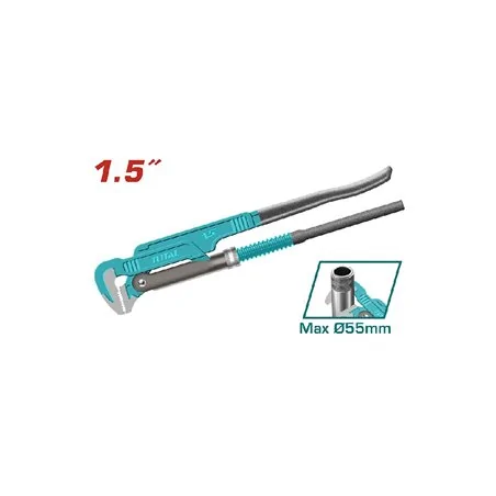 GIRATUBI SVEDESE CON GANASCE 90° 1-1/2 MM 210 TOTAL