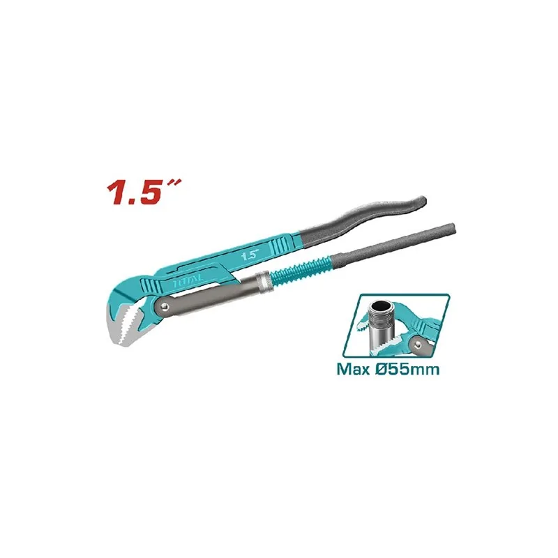 GIRATUBI SVEDESE CON GANASCE 45° 1-1/2 MM 210 TOTAL