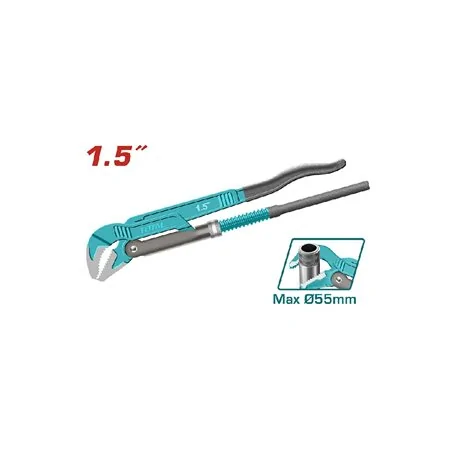 GIRATUBI SVEDESE CON GANASCE 45° 1-1/2 MM 210 TOTAL