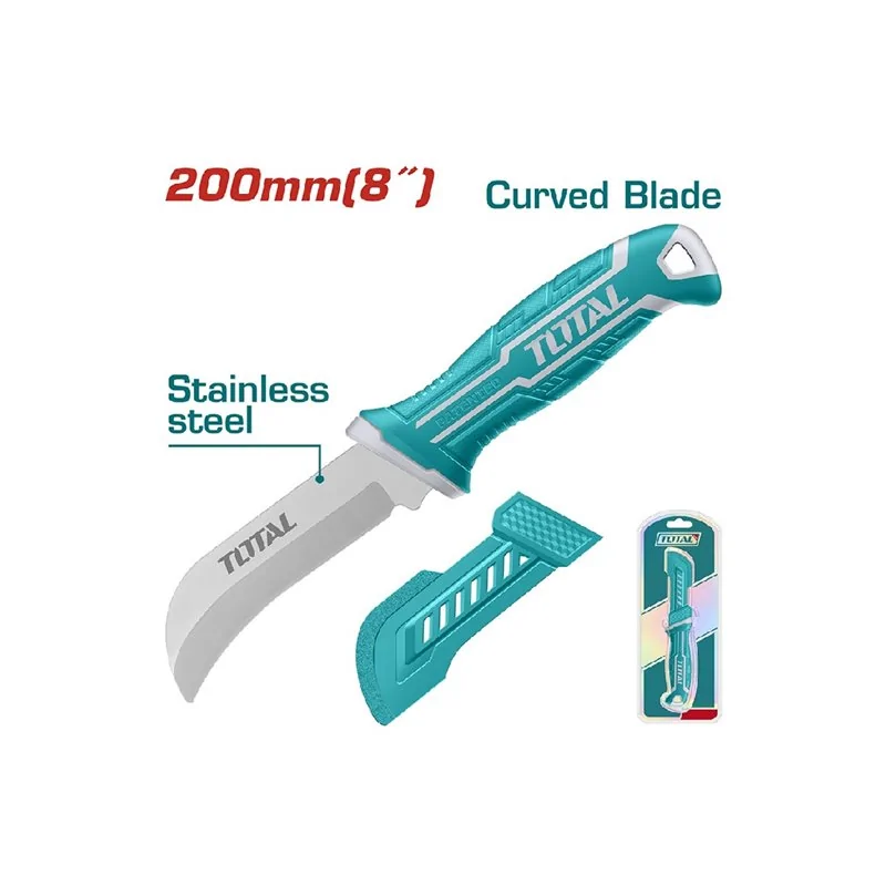 COLTELLO SPELLACAVI 8" MM 200 TOTAL