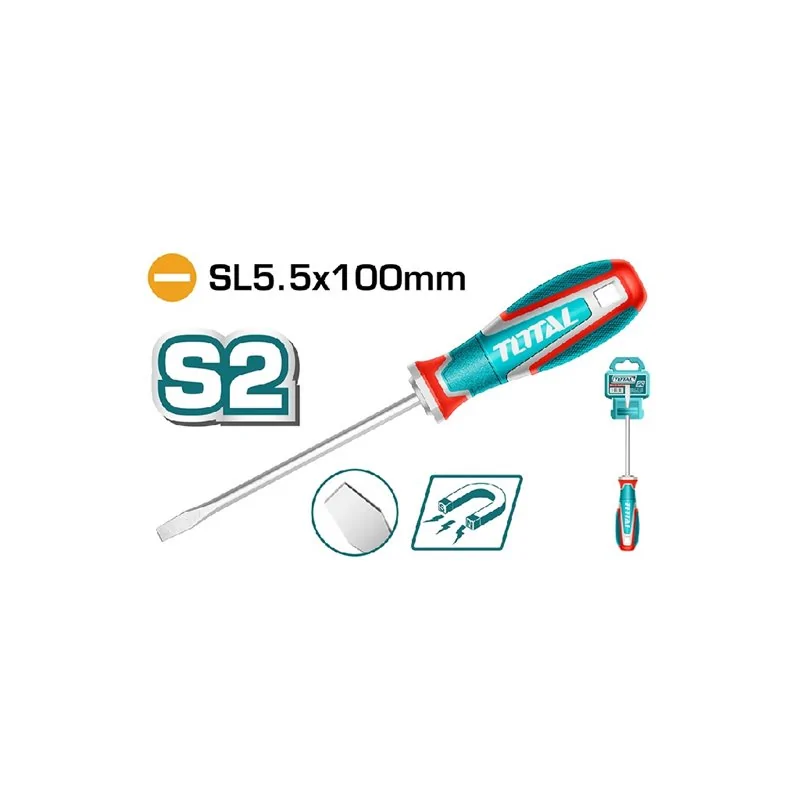 CACCIAVITE MAGNETICO TAGLIO SL 5,5X100 MM TOTAL