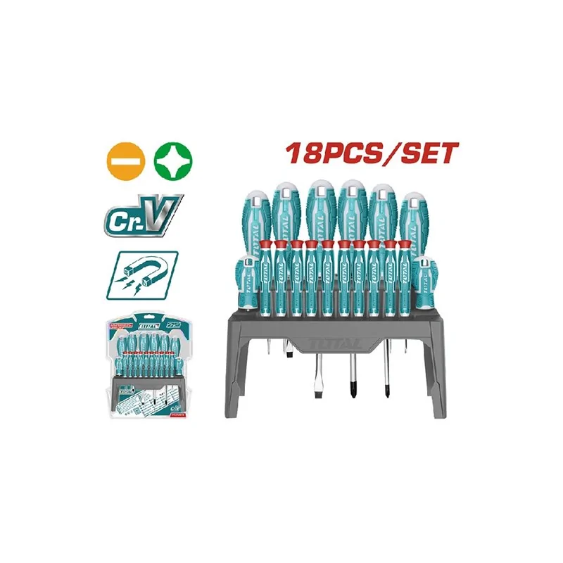 SET CACCIAVITI MAGNETICI PZ 18 CR-V TOTAL