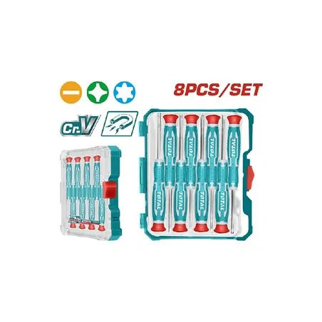 SET CACCIAVITI DI PRECISIONE PZ 8 CR-V TOTAL