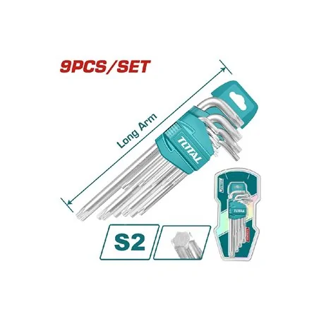 SET CHIAVI TORX LUNGHE PZ 9 TOTAL