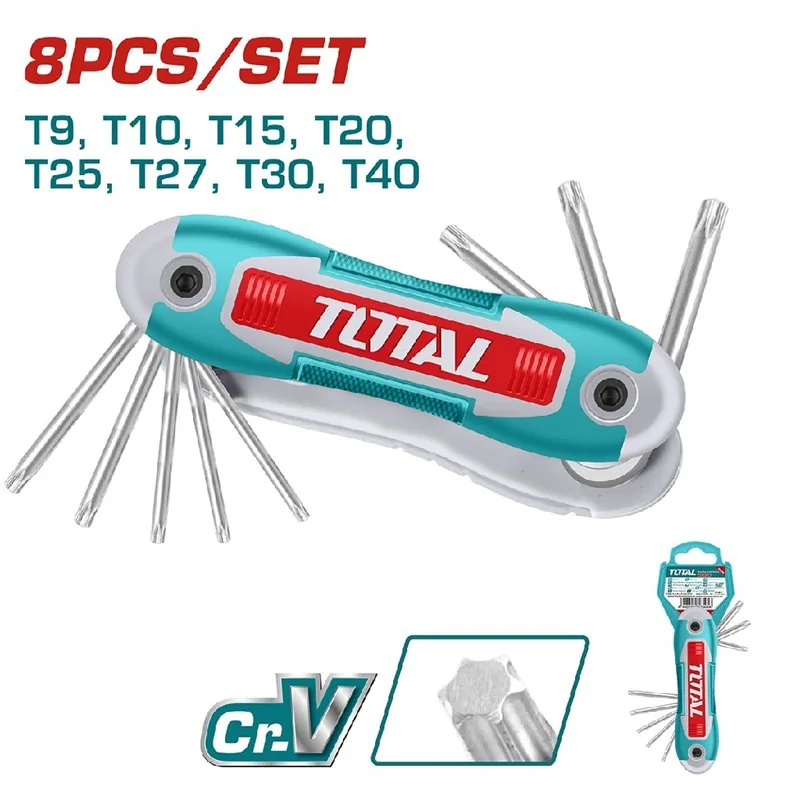 SET CHIAVI TORX RICHIUDIBILI CR-V PZ 8 TOTAL