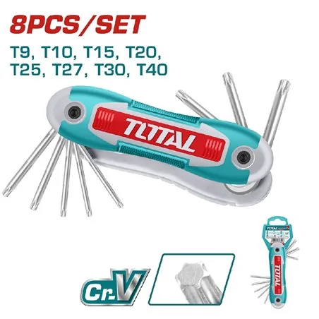 SET CHIAVI TORX RICHIUDIBILI CR-V PZ 8 TOTAL