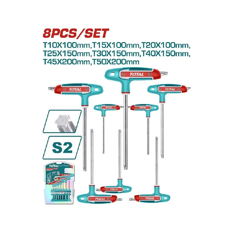 SET CHIAVI TORX A T PZ 8 TOTAL