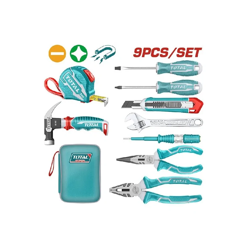 SET UTENSILI MANUALI TOTAL PZ 9 TOTAL