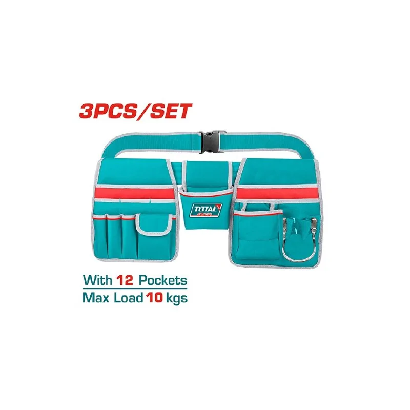 CINTURA PORTA ATTREZZI 12 TASCHE TOTAL