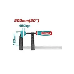 STRETTOIO PROFESSIONALE A F MM 500 TOTAL