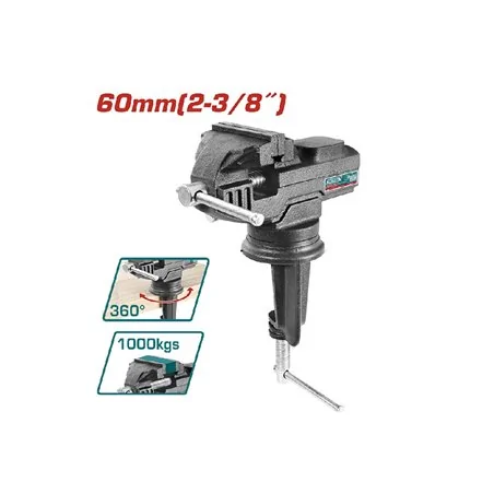 MORSA DA BANCO GIREVOLE CON INCUDINE MM 60 TOTAL