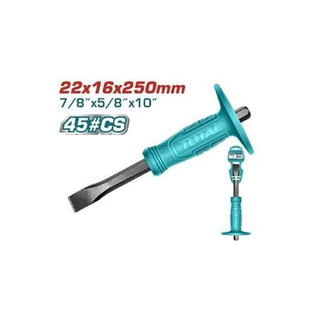 SCALPELLO A TAGLIO CON PARAMANO MM 22X16X250 TOTAL