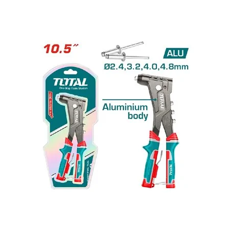 RIVETTATRICE MANUALE COMPATTA IN ALLUMINIO TOTAL