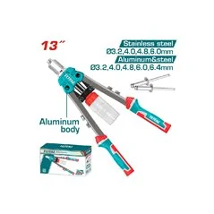 RIVETTATRICE MANUALE 13" IN ALLUMINIO TOTAL