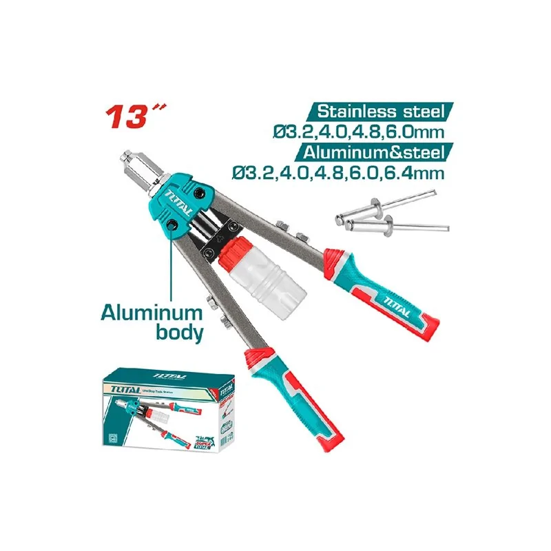 RIVETTATRICE MANUALE 13" IN ALLUMINIO TOTAL