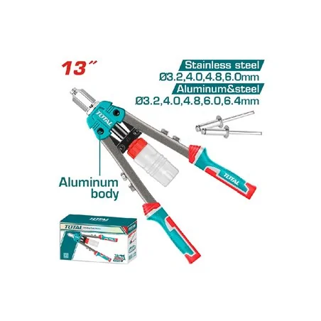 RIVETTATRICE MANUALE 13" IN ALLUMINIO TOTAL