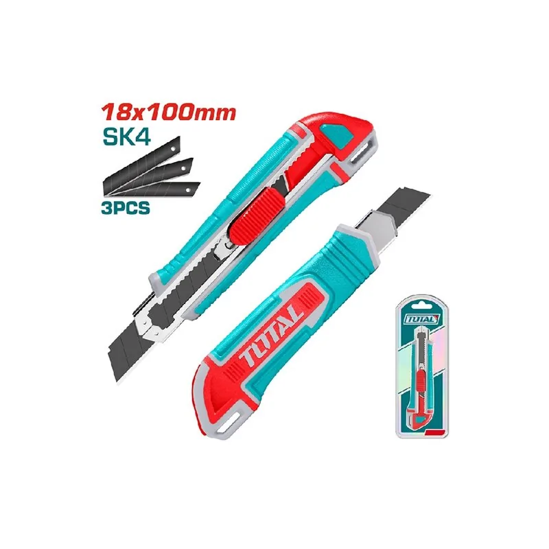 CUTTER CON 3 LAME MM 18X100 LAMA SK4 TOTAL