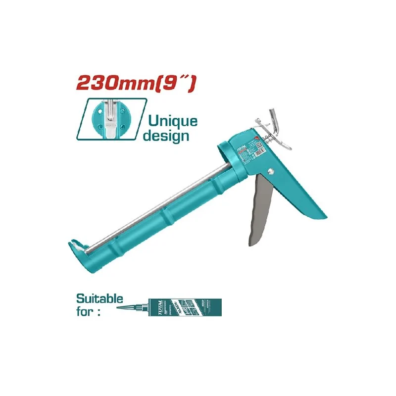 PISTOLA PER SILICONE MM 230 TOTAL