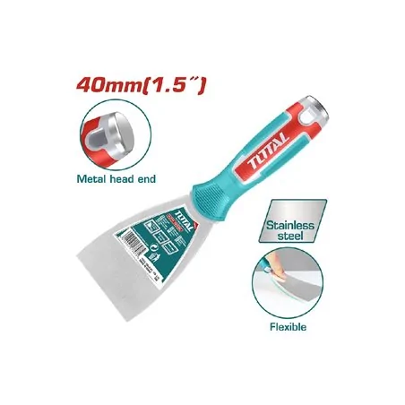 SPATOLA PER STUCCO CON MANICO IN ABS MM 40 TOTAL