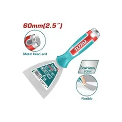 SPATOLA PER STUCCO CON MANICO IN ABS MM 60 TOTAL