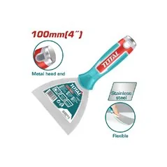 SPATOLA PER STUCCO CON MANICO IN ABS MM 100 TOTAL