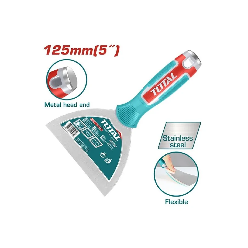 SPATOLA PER STUCCO CON MANICO IN ABS MM 125 TOTAL