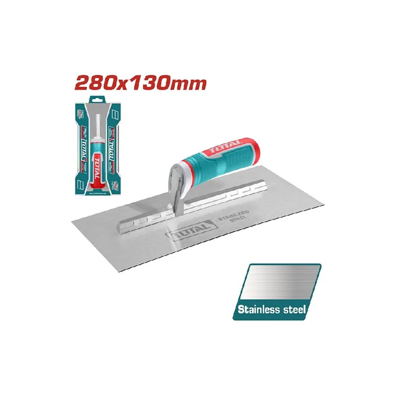 FRATTAZZO LISCIO MANICO FIBRA MM 280X130 TOTAL