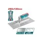 FRATTAZZO DENTATO MANICO FIBRA MM 280X130 TOTAL