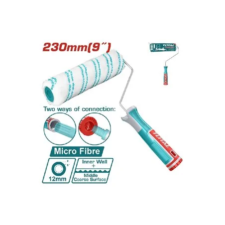 RULLO MICROFIBRA BIANCO MM 230 TOTAL