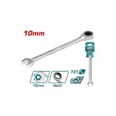 CHIAVE A CRICCHETTO MM 10 CR-V TOTAL