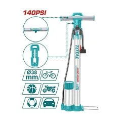 POMPA GONFIAGGIO MANUALE TOTAL