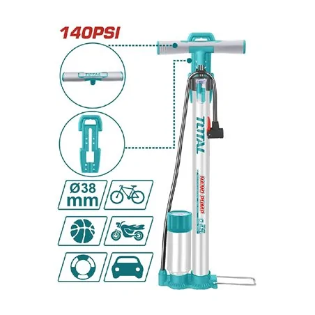 POMPA GONFIAGGIO MANUALE TOTAL