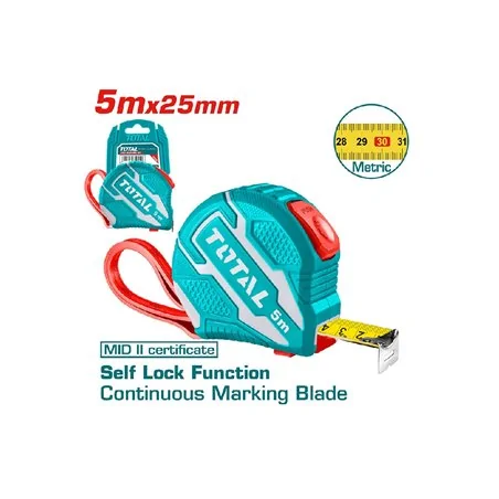 ROTELLA METRICA 5 MT X 25 MM TOTAL