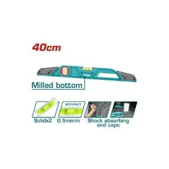 LIVELLA CURVA 2 BOLLE CM 40 TOTAL