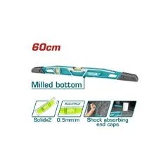 LIVELLA CURVA 2 BOLLE CM 60 TOTAL