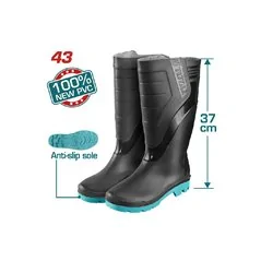 STIVALI DA LAVORO IN PVC TAGLIA 43 TOTAL