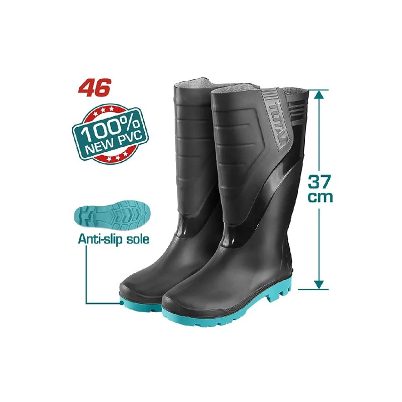 STIVALI DA LAVORO IN PVC TAGLIA 46 TOTAL