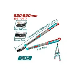 FORBICI TAGLIASIEPI TELESCOPICHE MM 620-850 SK5 TOTAL