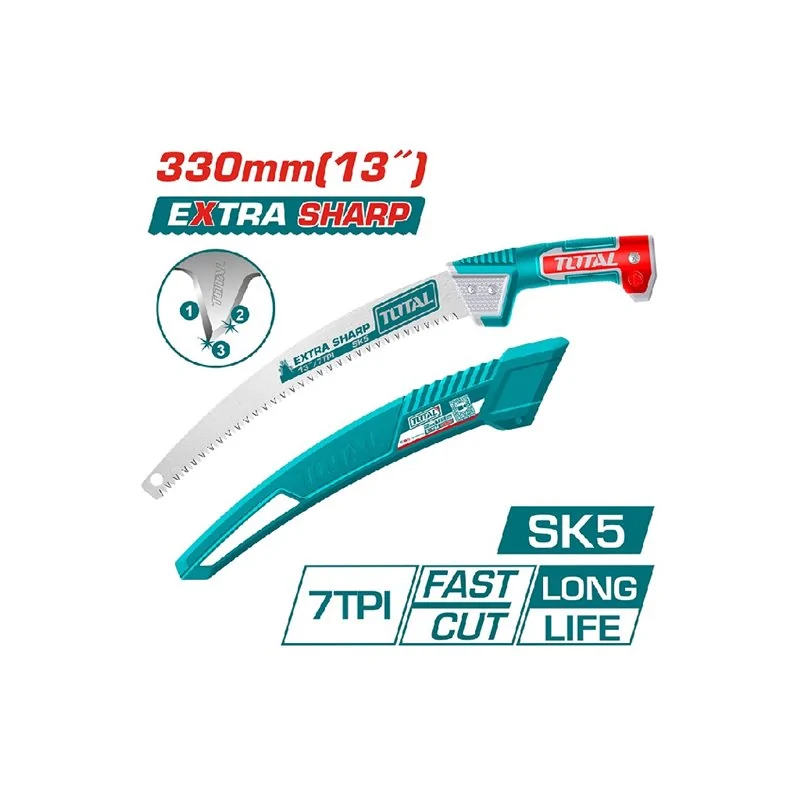 SEGHETTO DA POTA MM 330 MANICO FISSO SK5 TOTAL