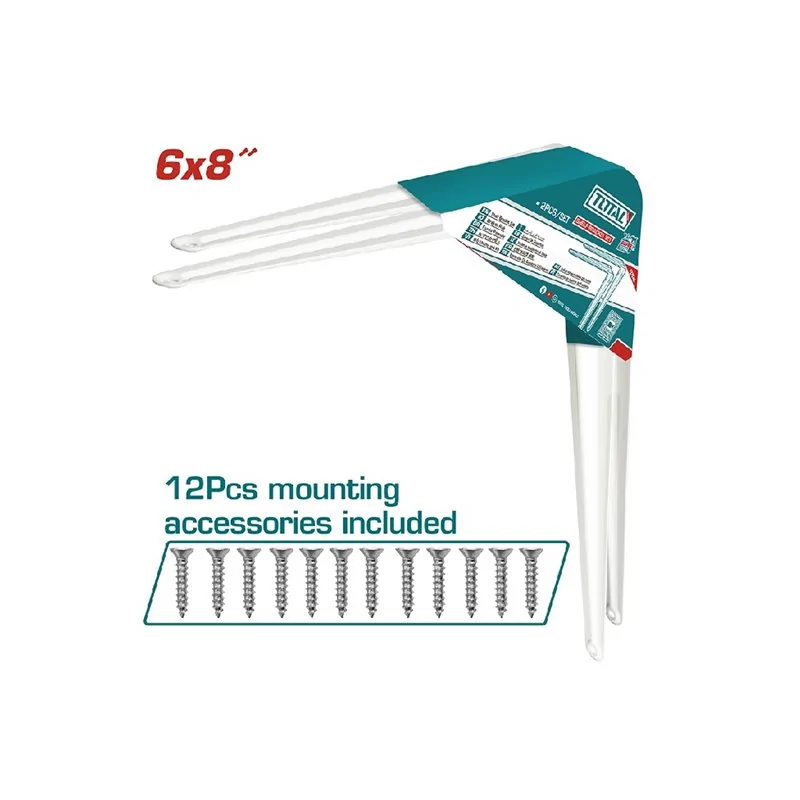 COPPIA REGGIMENSOLE CM 15X20 CON VITI TOTAL