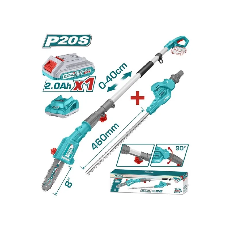 copy of MOTOSEGA+TAGLIASIEPI CON ASTA TELESCOPICA CM 40 CON BATTERIA 2AH TOTAL