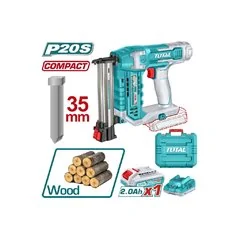 CHIODATRICE 20V CON 1 BATT. 2AH E VALIGETTA TOTAL