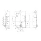 TECO T1610 SERRATURA RAPIDA PER PORTA IN LEGNO PER CILINDRO EUROPEO