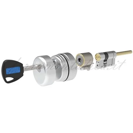 MOTTURA C3D BASIC CHIAVE-PREDISPOSIZIONE POMOLO REGOLABILE KIT CILINDRO PIU' DEFENDER