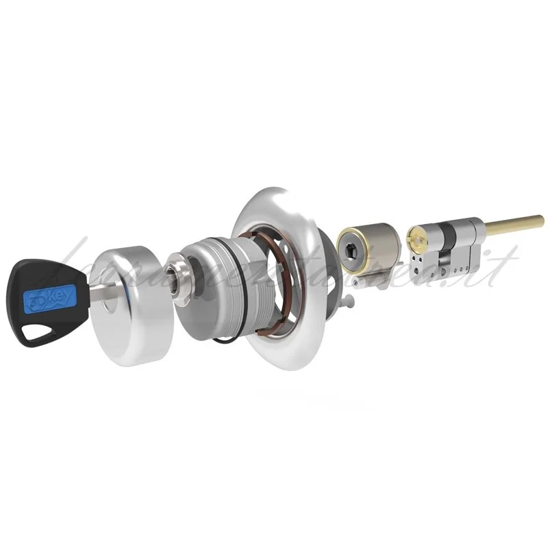 MOTTURA C3D DF07 CHIAVE-PREDISPOSIZIONE POMOLO REGOLABILE KIT CILINDRO PIU' DEFENDER DF07