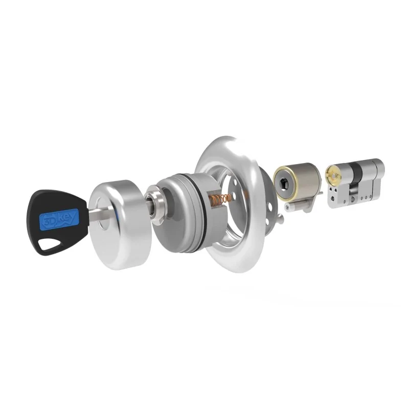 MOTTURA C3D DF08 CHIAVE-CHIAVE KIT CILINDRO PIU' DEFENDER DF08 REGOLABILE A GHIERA MOTTURA C3D DF08 CHIAVE-CHIAVE KIT CILINDRO PIU' DEFENDER DF08 REGOLABILE A GHIERA