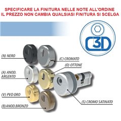 MOTTURA C3D DF18 CHIAVE-CHIAVE KIT CILINDRO PIU' DEFENDER DF18 REGOLABILE A GHIERA CON MOSTRINA PIENA