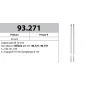 MOTTURA 93.271 ASTE CON PUNTALE Ø10 PER SERRATURE SERIE 40