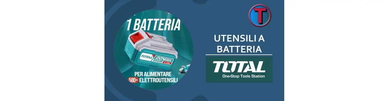 ELETTROUTENSILI A BATTERIA TOTAL