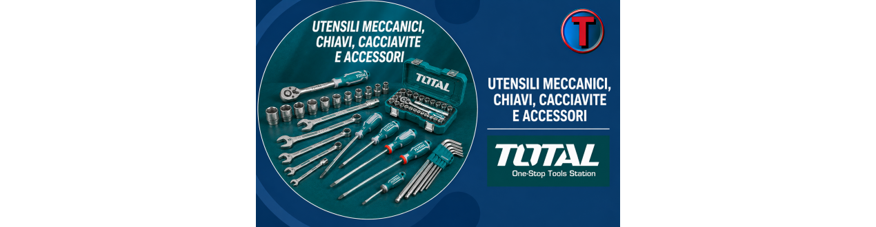TOTAL Mechanic Tools, Spanners and Screwdrivers
